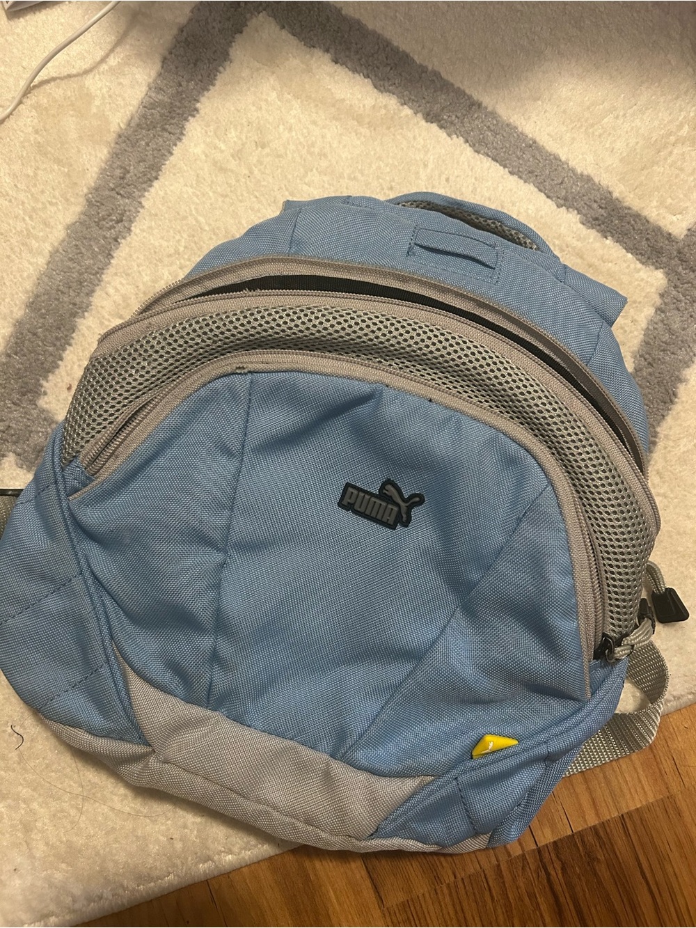 Puma Light Blue and Gray Everyday Backpack